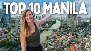 TOP 10 BEST Things to do in MANILA  Manila Philippines Travel Guide 2024 [upl. by Ydur740]