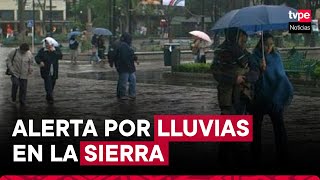 Senamhi alerta lluvias en la sierra peruana  El Tiempo 19102023 [upl. by Notsob]