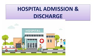 Hospital admission and discharge bsc nursing 1st year [upl. by Fonzie806]