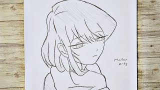 Anime Drawing  How to Draw Komi SanEasy Step by Step [upl. by Peyton]