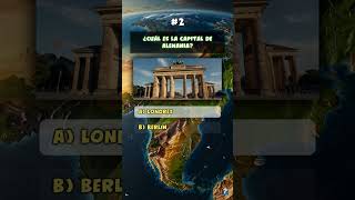 quot¿Puedes Adivinar la Capital 🌍 ¡Desafía tu Conocimientoquot desafiotrivia capitales quiz [upl. by Jonme]