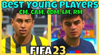 The best young midfielders in FIFA 23  Wonderkids for Career Mode [upl. by Hayward]