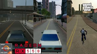 GTA The Trilogy  The Definitive Edition  RX 550 4GB [upl. by Yht335]