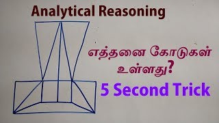 ANALYTICAL REASONING IN TAMIL  COUNTING OF LINES IN TAMIL  TNPSC SSC IBPS RRB  AAKKAN MATHS [upl. by Butcher74]