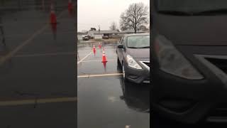 Ohio drivers license maneuverability test cones [upl. by Aimak]