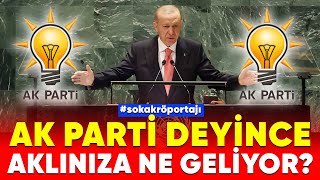 AK Parti deyince aklınıza ne geliyor  Vatandaş ikiye bölündü sokakröportajları [upl. by Naillik]