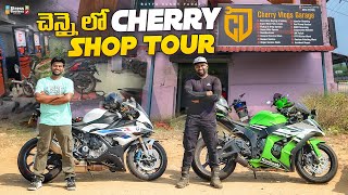 Chennai Cherry motorcycle Shop Tour  Bayya Sunny Yadav [upl. by Ymmor]