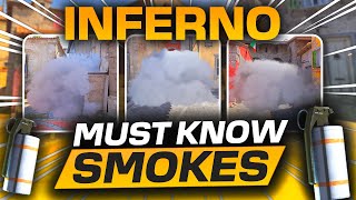 EVERY Smoke You MUST KNOW on Inferno in CS2 [upl. by Weisburgh]