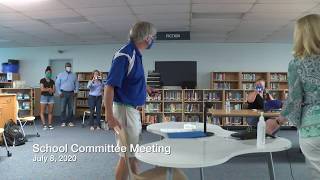 Mashpee School Committee 07 08 20 [upl. by Bartholomeo]