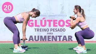 Treino Intenso para Aumentar Glúteos  20 min  em casa [upl. by Nosirb83]