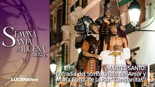 VÍDEO Semana Santa Lucena 2024  MARTES SANTO Cofradía del Amor y Paz “Campanitas” [upl. by Marilin]