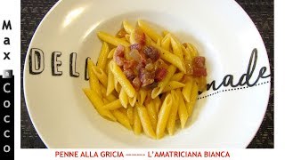 Pasta alla Gricia  Pasta allAMATRICIANA Bianca [upl. by Worlock]