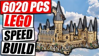 LEGO Harry Potter Hogwarts Castle  Speed Build amp Review 71043 [upl. by Akilat35]