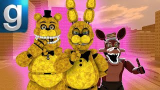 Gmod FNaF The Golden Brothers VS Demented Animatronics [upl. by Leigha]