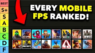 EVERY MOBILE FPS GAME RANKED FROM WORST TO BEST iOSAndroid Tier List [upl. by Leibrag]