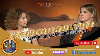 Star Wars The Acolyte An Interview With Leslye Headland and Amandla Stenberg [upl. by Boyt]