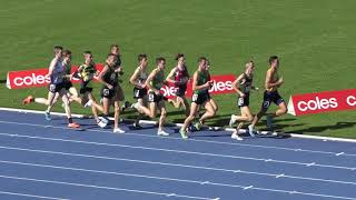 1500m Champion Luke Mathews 34315 Australian Athletics Championships 2019 [upl. by Xuerd]