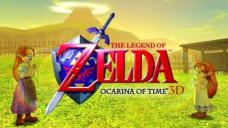 Zelda Ocarina of Time Ambience  ChildAdult Malon Singing Eponas Song  Relaxing Sleep aid  3DS [upl. by Qidas]