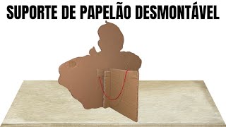 SUPORTE DE PAPELÃO DESMONTÁVEL [upl. by Hamish]