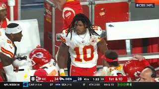 Isiah Pacheco ANGRY RUN to Seal Chiefs vs Broncos [upl. by Zitella]