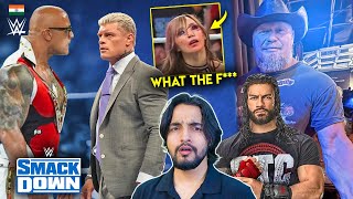 Khatarnaak Smackdown😳Brock Lesnar There Roman Reigns The Rock Vs Cody Rhodes Setup [upl. by Brackett494]