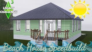 Beach House Speedbuild  Legacy Challenge Haus  simfinity [upl. by Nylkcaj39]