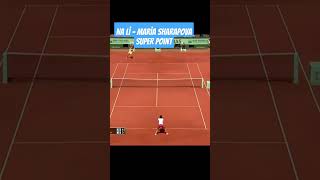 Maria Sharapova  Na Li Super Point [upl. by Ecirtnahs187]