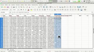 Promedio Móvil Exponencial EMA en hoja de cálculo [upl. by Woodman]