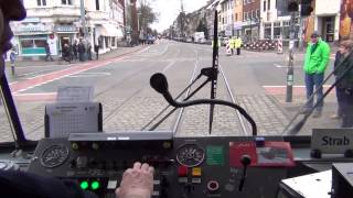 Führerstandsmitfahrt Straßenbahn Bremen 3530 [upl. by Aridaj]