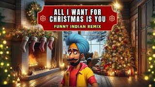 All I Want For Christmas is You Funny Indian Christmas Remix  Vindaloo Singh [upl. by Hassett]