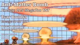 Nuclear Explosion Power Comparison [upl. by O'Meara514]