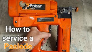 How to service a Paslode IM250 second fix gas gun that wont fire [upl. by Clarita]