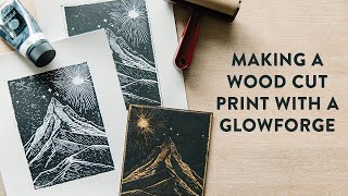 Glowforge Wood Cut Print Tutorial [upl. by Onahpets]