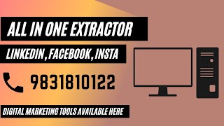 Data Extractor Software Free download  Linkedin Extractor  All in One Extractor [upl. by Aiyt609]