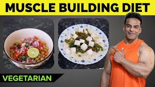 Muscle Building Diet for Beginners  Full day of Eating  Yatinder Singh [upl. by Elston]