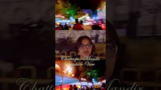 Chattarpur Mandir Roadside View ✨️🚩 contentcreator vlog blog desi temple navratri navratri [upl. by Naasar33]