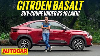 Citroen Basalt  All details on the SUV with a difference  First Look  Autocar India [upl. by Wade]