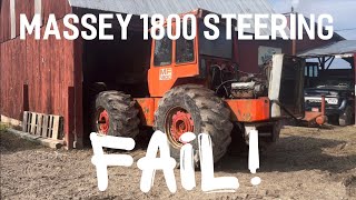 Massey 1800 steering problems Going nowhere fast [upl. by Ano]