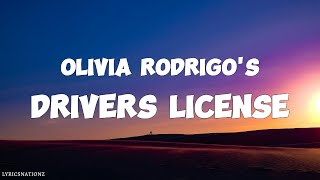 Olivia Rodrigo – drivers license Lyrics [upl. by Leahcimnaj]