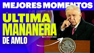 Última mañanera de AMLO  quotMe dediqué a servir al pueblo y estoy orgullosoquot [upl. by Lambrecht628]