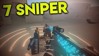 THE 7 SNIPER CHALLENGE Phantom Forces [upl. by Ardme430]