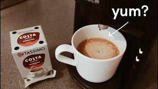 How to make a Costa Americano  Tassimo coffee [upl. by Tigdirb]