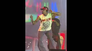 Chris Brown dances to soakcity at Dickies Arena in Fort Worth TX [upl. by Burlie]