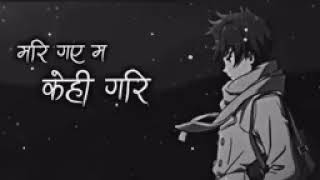 NEPALI RAP SAD SONG sad lyrics music [upl. by Aknayirp]