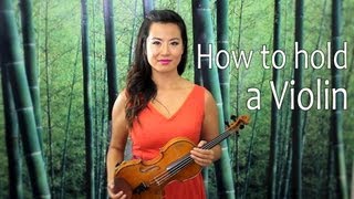 How to Hold a Violin  Lesson with Yoomia Sim [upl. by Llevra67]