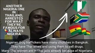 Another Nigeria one in Thailand arrested for what theyre famous for💊 always Nigeria gather here [upl. by Myles940]