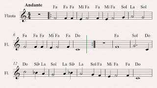 Titanic Flauta dulce traversa NOTAS y PARTITURA [upl. by Heim232]