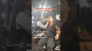 Monochromatic eye makeup demo Lakeme Academy Tilak nagar [upl. by Aguste]