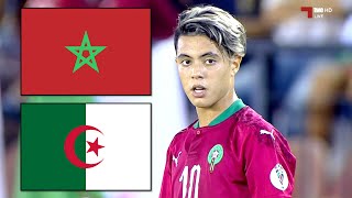 ملخص مباراة المغرب و الجزائر  سيناريو مثير وهدف رائع في آخر اللحظات  نهائي كأس العرب للناشئين 2022 [upl. by Leland921]