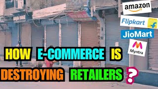 Will ECommerce Companies Like Amazon Destroy Retailers  Online vs Offline Business  Ecommerce [upl. by Nryhtak]